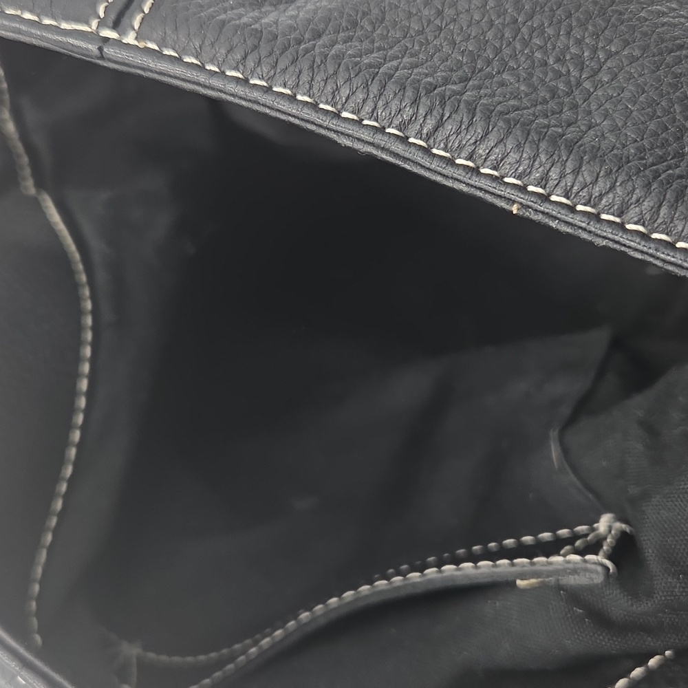 Tignanello Black Leather Shoulder Bag - Picture 8 of 8